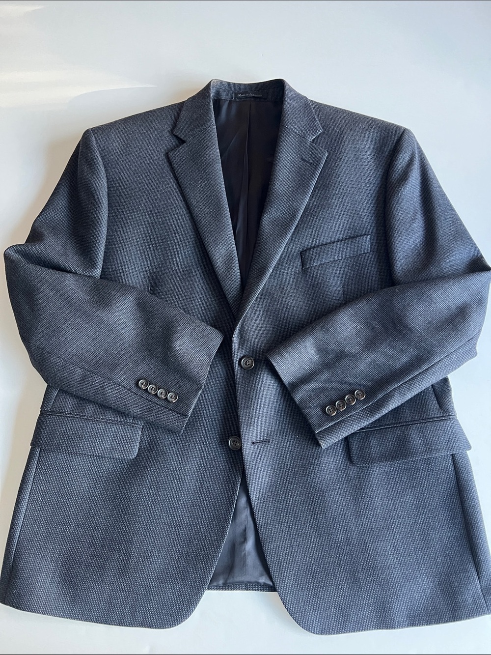 100% Wool Ralph Lauren Men's Charcoal Gray Sport Coat